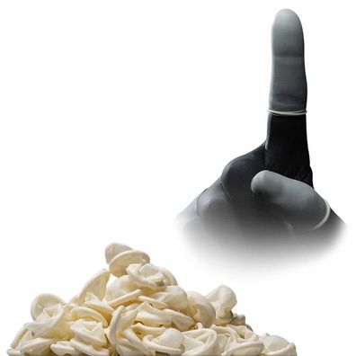 MED Comfort Latex Fingerlinge Unsteril, Gerollt, Größe 5, 100 Stück