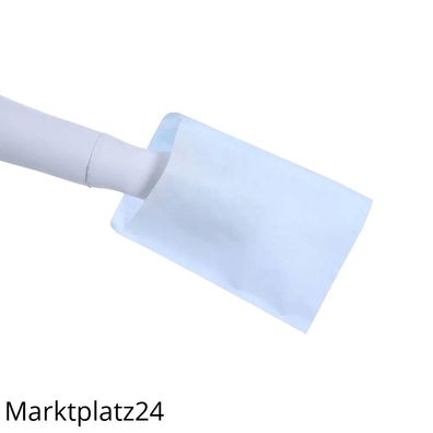 Ampri Waschhandschuhe Airlaid Blau, 16x24cm, 50g/m², PE Beschichtung