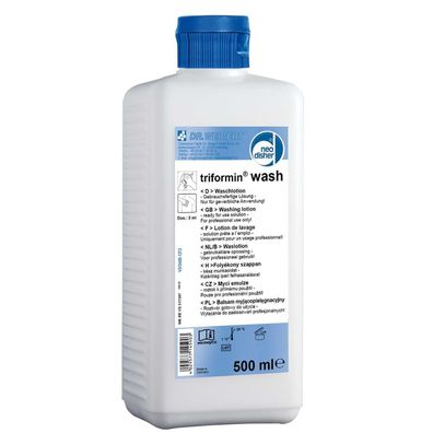 Triformin Wash Flüssigwaschmittel 500ml, Sanfte Reinigung Für Empfindliche Textilien