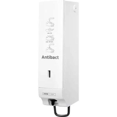 Paradise Antibact Seifenschaumspender Weiß, Slim mit Panel, 1 Liter