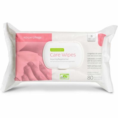 Desoderm Care Feuchttücher 80 Tücher Packung Für Empfindliche Haut