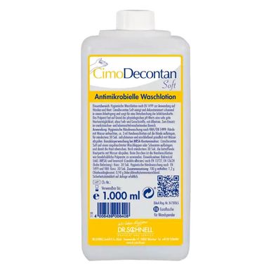 CimoDecontan Soft Desinfektionsmittel 1L Euroflasche von Dr. Schnell