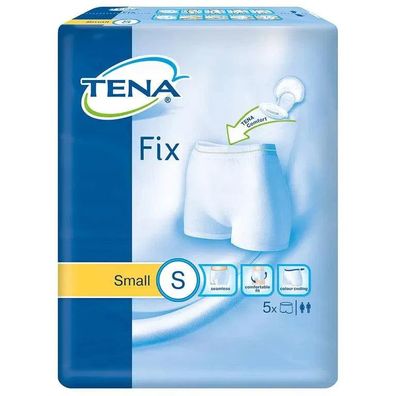 TENA Fix Einweghosen Gr. S Elastisch, Atmungsaktiv, 5 Stück