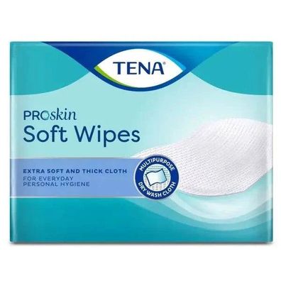 TENA Soft Wipes 30x32cm, 1080 Stück, Hypoallergen & Hautfreundlich