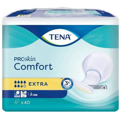 TENA Comfort Extra Einlagen 40 Stück Hautfreundlich, Atmungsaktiv