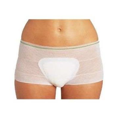 Basic Line Elastischer Fixierslip Weiß, Größe Large, 100 Stück