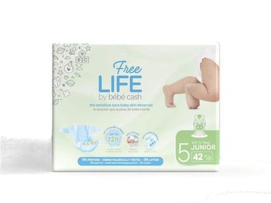 BBCash Freelife Junior Windeln Grün, 11-16kg, 2x42 Stück
