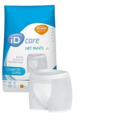 iD Care Netzhosen Comfort Super Inkontinenzschutz 2XL Orange, 5 Stück