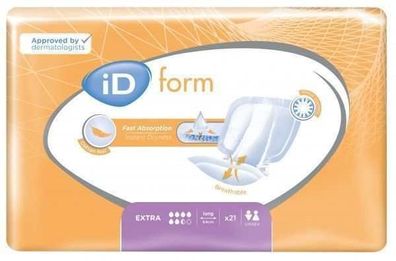 iD Form Extra Windeln Größe 2, Extra Lang, Lila, 21 Stück