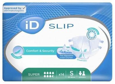 iD Slip Super Einwegslip Inkontinenz Gr. XL Grün, 14 Stück