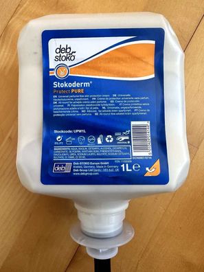 Handcreme Stokoderm Protect Pure 1000ml Kartusche Für Beruflichen Schutz