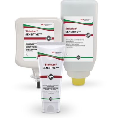 Stokolan Sensitive PURE Handcreme 1L Softflasche Für Empfindliche Haut