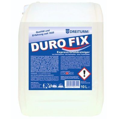 Duro Fix 10L Kanister Robuster Kunststoff, Vielseitig Einsetzbar