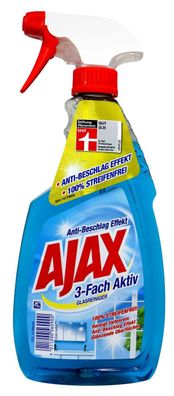 Ajax Glas- und Oberflächenreiniger 500 ml Sprühflasche mit Pistole