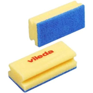 Vileda Bäderputzer Soft Größe 1, 7x15cm, Gelb/Blau Reinigungsutensil