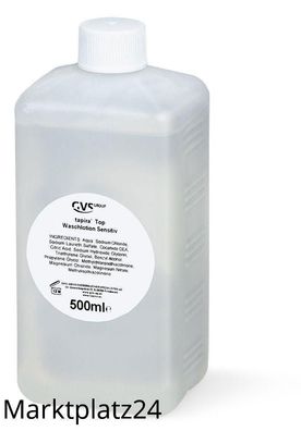 Waschlotion Sensitiv Parfümfrei Transparent TAPIRA Top 500ml Euroflasche