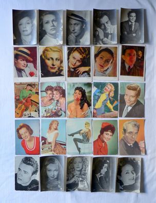 Konvolut 275 Schauspieler Sänger Foto Karten DDR Deutsches Reich Lot