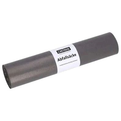 Deiss Emil KG Abfallsäcke LDPE 35L Grau 550x650mm Typ60 40my 25 Stück