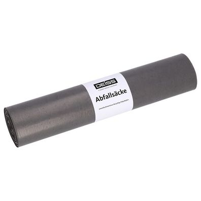 Deiss Emil KG Abfallsäcke LDPE 60L Grau 660x800mm 40my 25 Stück