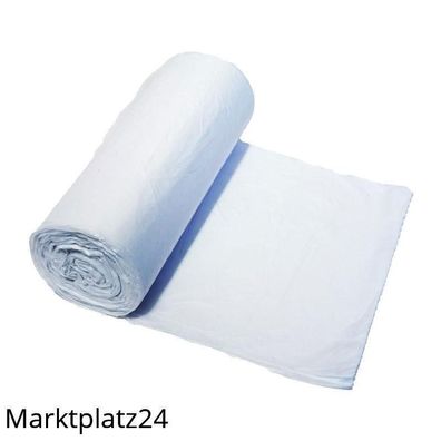 Deiss Emil KG Transparente Abfallbeutel HDPE 60L, 620x720mm, 5my, 50 St/Ro