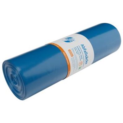 Deiss Emil KG Premium Abfallsäcke 120L Blau LDPE 70my 250 Stück