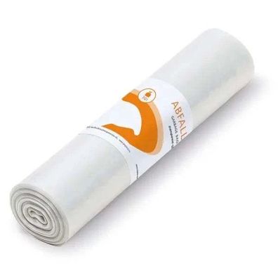 TAPIRA plus Abfallsäcke 70L Transparent LDPE, 37my, 25 Stück