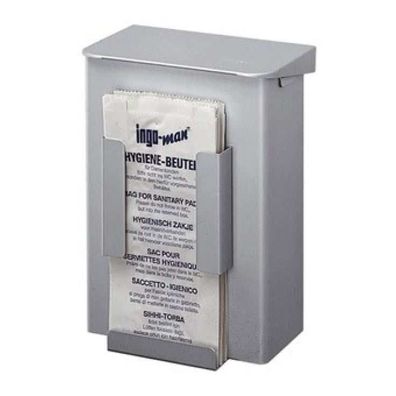 Ingo-man Hygiene-Abfallbox 6L | Aluminium Mit Hygienebeutelspender