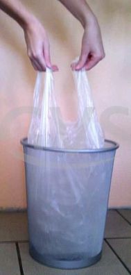 Pakufol Müllbeutel 35L Transparent 650x580mm 25 Stück Rolle