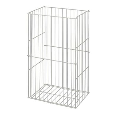 SbW Abfallkorb 60L Weiß Kunststoff Müllbehälter Groß