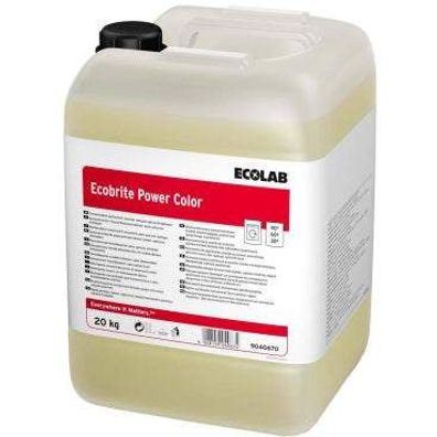Ecobrite Power Color Waschmittel 20kg Kanister, Umweltfreundlich & Phosphatfrei