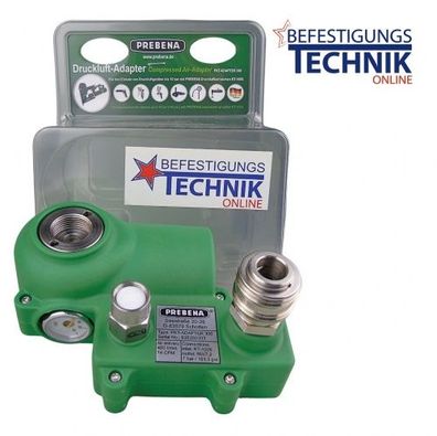 Prebena PKT-Adapter 300 Mobilo für Anschluss von Luftkartuschen KT-1000 an Druckluftg