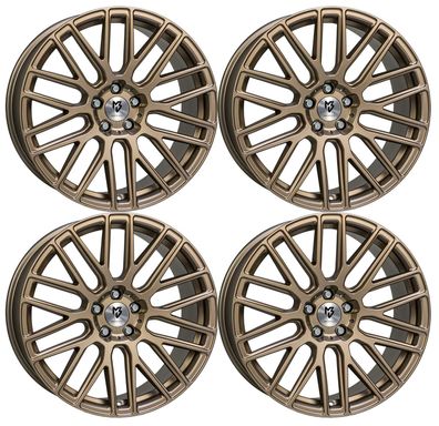 4 MB Design Felgen KV4 9.0Jx20 ET40 5x112 BRON für Audi A3 A4 A6 A8 Q2 Q3 Q4 Q5 S3