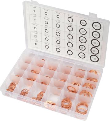Jeu de rondelles en cuivre, 580 pièces