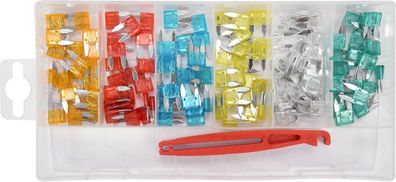 KFZ Flachsicherungs-Set 120-teilig mit Greifer