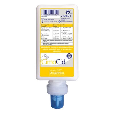 CimoCid V10 Desinfektionsmittel 500ml Flasche | DR. Schnell