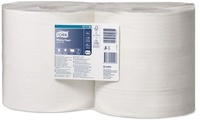 Tork Papierwischtücher Mehrzweck Weiß, 24,5x40 cm, 1-lagig, System W1/W2