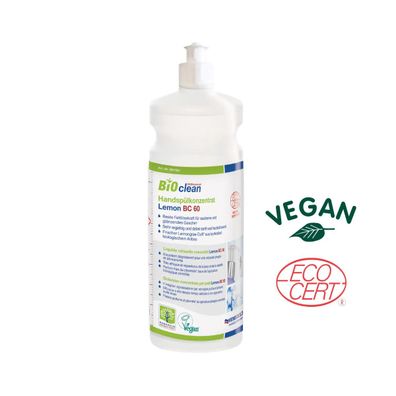 BCP Handspülkonzentrat Lemon BC60 1L Flasche, Effektive Reinigung