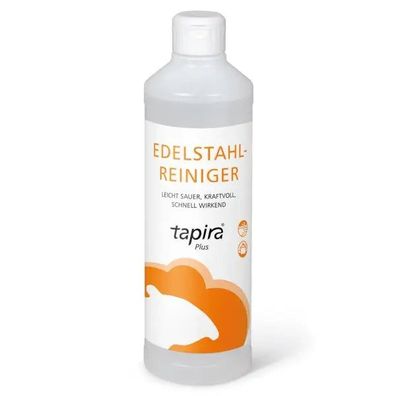 TAPIRA Plus Edelstahlreiniger 0,5L Flasche, Umweltfreundlich, Phosphatfrei