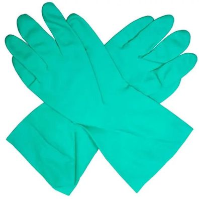Tapira Chemikalienschutzhandschuh Nitril Grün 32cm Größe S 1 Paar