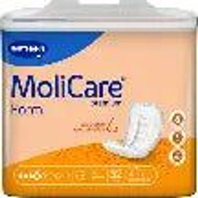 MoliCare Premium Form Inkontinenzeinlagen 4 Tropfen Saugstärke, P32, 32 Stück