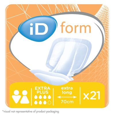 iD Form Extra Plus Inkontinenzwindeln Größe 3, Extra Lang, Orange