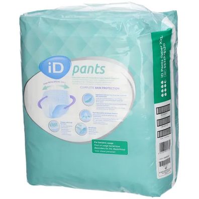 iD Pants Bariatric Super XXL Inkontinenz Pants, 12 Stück
