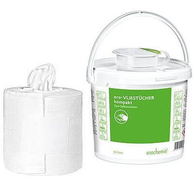 oro® Vliestücher kompakt, Nachfüllpack à 60 Tücher, (Tuchgröße: 290x300 mm)