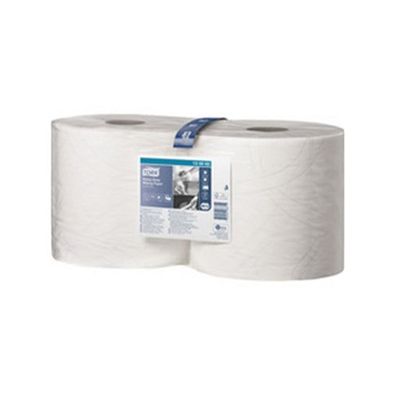 Tork Extra Starke Mehrzweck Papierwischtücher 2 Lagen, 24x34 cm, Blaue Linienprägung