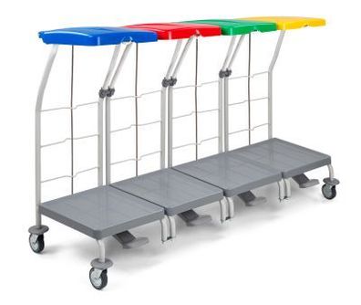 Wäschesammler 1-fach Kompakter Wäschekorb mit Griff