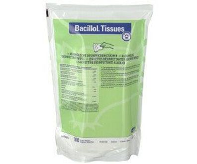 Bacillol Tissues Nachfüllpack 100 Alkoholfreie Desinfektionstücher