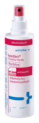 Kodan Tinktur Forte Farblos Hautdesinfektion, 250 ml Flasche