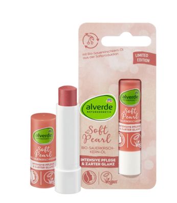 alverde Naturkosmetik Soft Pearl Lippenpflege 4,8 g