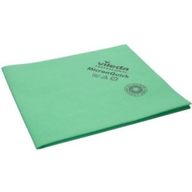 Vileda r-MicronQuick Microfiber Cloth 38x40cm Green