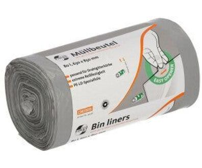 Deiss Emil KG | Abfallbeutel LDPE 80L Weiß 630x850mm 50 Stück